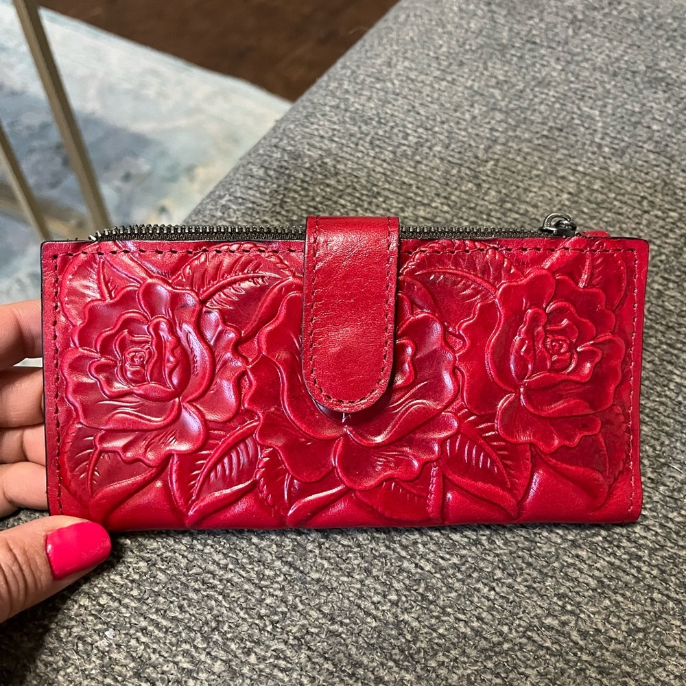 Nazari Bifold Wallet Rose Tooled
